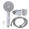 thumbnail image 1 of G1/2in 3Functions Detachable Handheld Shower Head Sprayer Hand Shower Bathroom Accessories Kit de pomme de douche (support de douche commun), 1 of 5