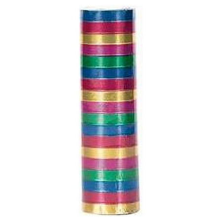 Amscan 201819 Multi-Color Metallic Serpentine Throws