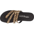 thumbnail image 5 of Walking Cradles Wc Penelope Women Thong Sandal In Tan Cheetah Calf Hair, 5 of 6
