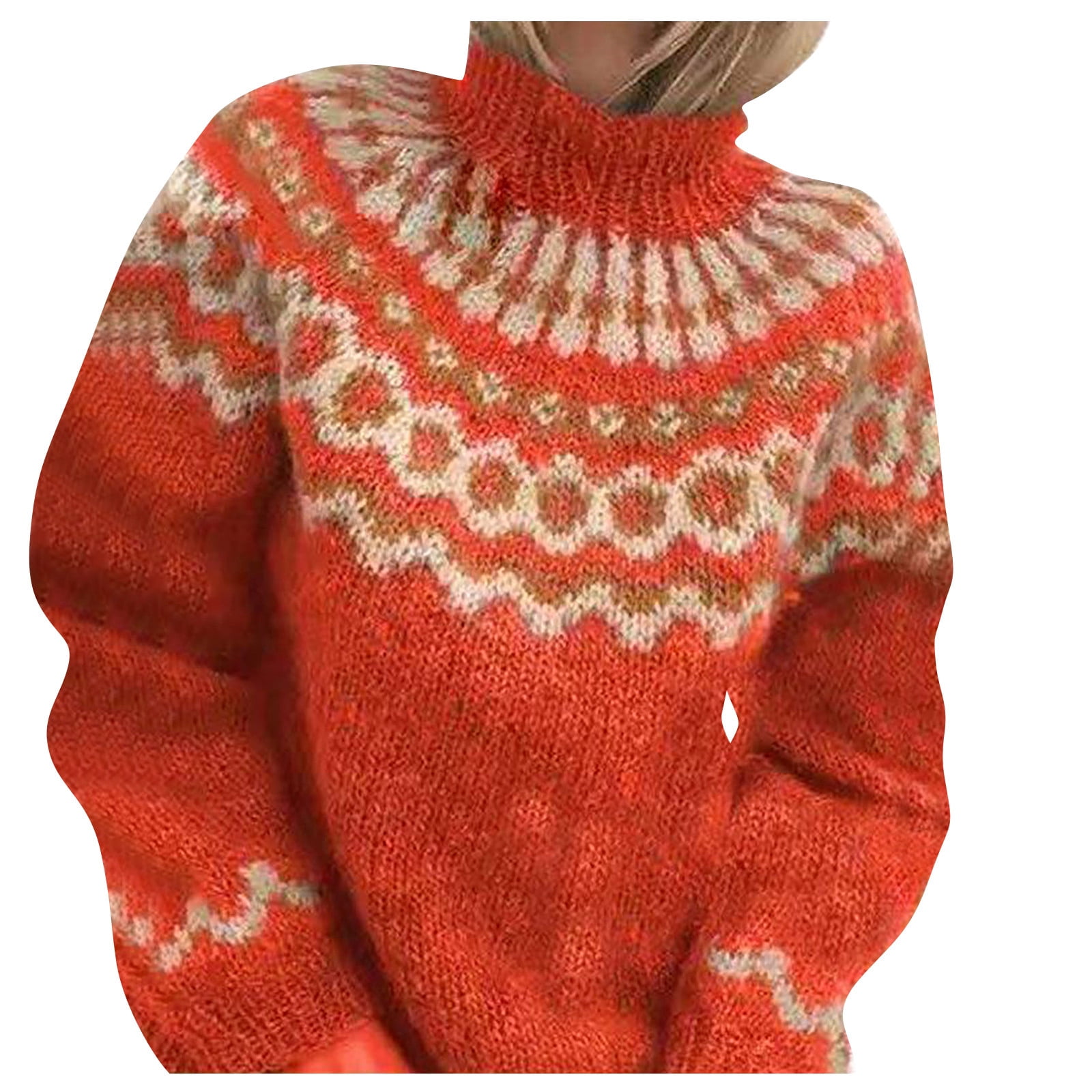high neck woolen blouse