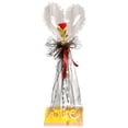 thumbnail image 1 of Luminous Balloon Rose Bouquet: Bobo Balloon Transparent Balloon with Faux Flower, 1 of 10