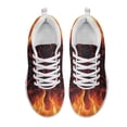 thumbnail image 2 of chaqlin Mens Fire Flame Sneakers Size 9 Casual Lace Up Walking Shoes Comfortable Low Top Running Tennis Shoes Breathable Slip-on Jogging Shoe, 2 of 7