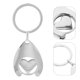 thumbnail image 5 of 2 llaveros metálicos con fichas para carrito de la compra, llaveros colgantes con forma de llavero., 5 of 6