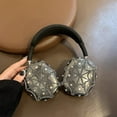 thumbnail image 5 of ECHOME for airpods Max Case Replica Y2k Headphone Decoration Case Head Beam Earmuffs Set Flash Diamond for airpods Max Case Accessorise (white case pair,Excluding headphones), 5 of 7
