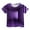 Purple, variant on Gbsyewxs Shirts For Boys Crew Neck Short Sleeve Printed Soft Summer Toddler Boys Girls Tees Purple Size 3-4 Years