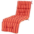 thumbnail image 1 of Gymax 73'' Lounge Chaise Cushion Padded Recliner Cushion Orange, 1 of 6