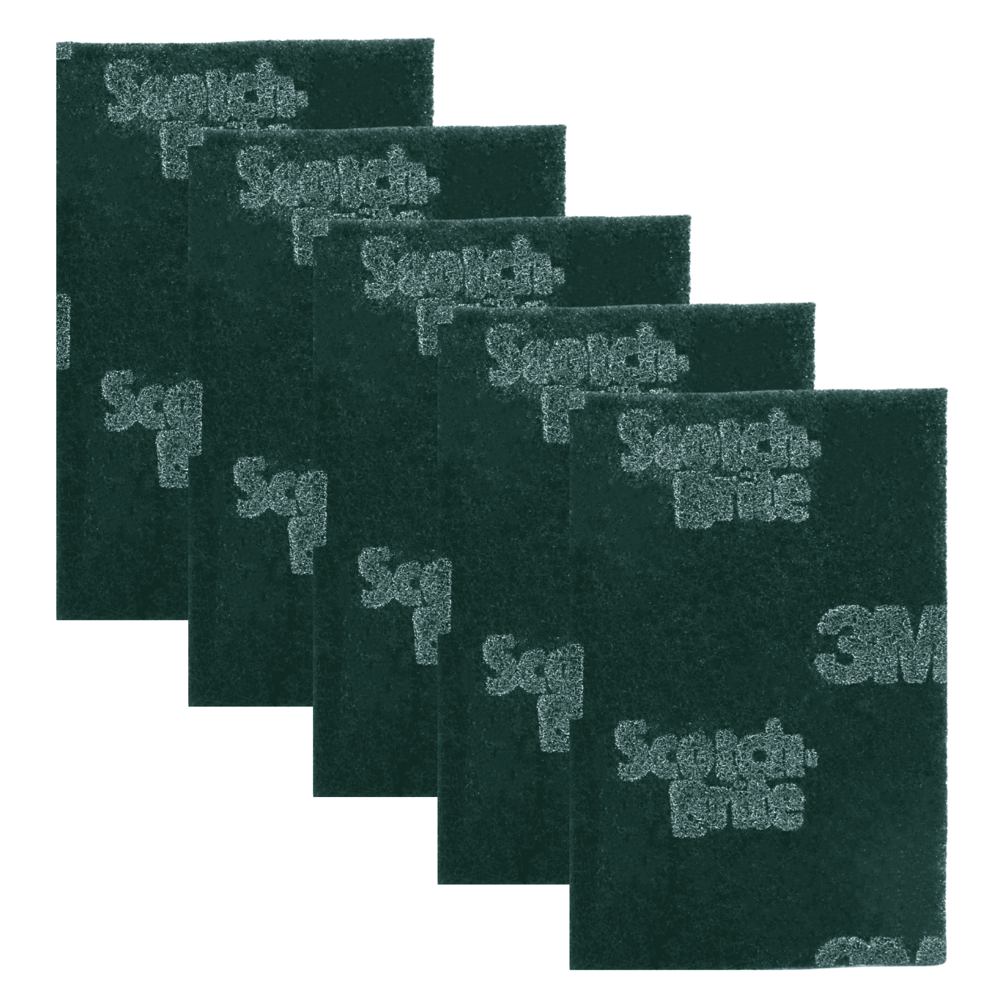 ScotchBrite Scouring Pads 9 in. x 6 in. (Dark Green) 5pack