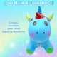thumbnail image 5 of Brincolin Montable Inflable Musical Niños Unicornio Ecobaby Original Azul, 5 of 7