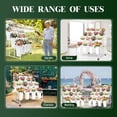thumbnail image 5 of 4 Tier Flower Display Stand, Florist Bouquet Shelf with Wheels, Plant Cart with 16 White Buckets, Plant Rack for Indoor Outdoor Weddings Home, 5 of 9