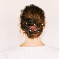 thumbnail image 1 of unbranded Bridal Hair Comb Red Crystal Wedding Hair Decor with Luster and Stable Teeth, 1 of 8