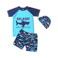 thumbnail image 4 of Plus Size Bathing Suits 2 Piece Boy Swimsuit Size 6 Three Piece Toddlers And Baby Boys Swimsuit Long Sleeve Short Sleeve Cartoon Cute Toddlers Kids Student Swimsuit, 4 of 4