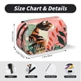 thumbnail image 5 of Kdxio Colorful Cat With Flowers for Double Compartment Pen Case Oxford Organizer with Zipper Pockets for Students Artists, 5 of 7