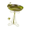 thumbnail image 4 of Soporte de baño para pájaros de metal, diseño vintage, comedero para pájaros para uso en exteriores, patio, césped, 4 of 9