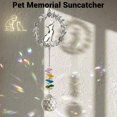 thumbnail image 3 of Adorno colgante de cristal arcoíris en memoria del gato Mardili, regalo, 3 of 7
