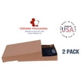 thumbnail image 5 of Apparel Boxes 2 Pack - Shirt & Dress Boxes for Gifts - Premium Cardboard Packaging for Clothing, Art Supplies, Birthdays & Holidays, 5 of 6