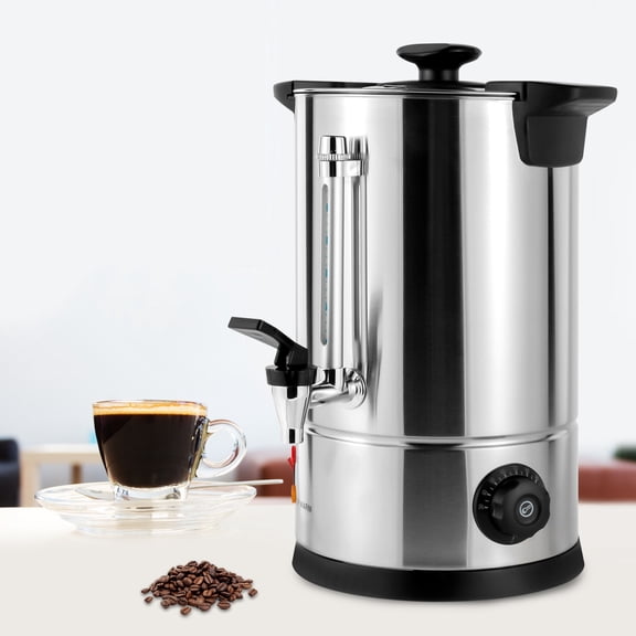 8L Catering Hot Water Boiler Tea Urn Coffee Commercial Electric Stainless Steel~