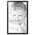 thumbnail image 2 of ArtToFrames 29" x 48" Honors Black with Silver Picture Frame, 29x48 inch Black Wood Poster Frame (WOM-5157), 2 of 7
