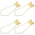 thumbnail image 4 of 4pcs Simple Photo Frame Bracket Printing Support Imitation Gold Frame Bracket, 4 of 9