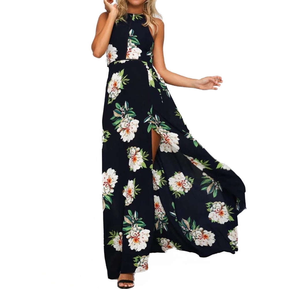 halter sundress maxi