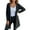 Black, variant on Cardigans for Women Long Sleeve Solid Color Hooded Knit Cardigan Outerwear Loose Fit Open Front Cozy Casual Lightweight Womens Sweaters
