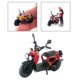 thumbnail image 4 of Simulación de motocicleta en miniatura CUTICAT 1:64 Accesorios de decoración rojo, 4 of 5