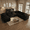 Black, variant on JUDISELEX 36" Middle Seat Modular Sectional Sofa,Cloud Sofa with Chenille Fabric and High Density Foam,Modern Furniture Ivory White
