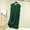 Dark Green, variant on Women's Sleeveless V-Neck Button Down Swing Dress Loose Fit Casual Home Nightgown for Summer Comfort