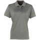 thumbnail image 1 of Premier- Polo de manga corta Coolchecker para mujer (Gris oscuro), 1 of 2