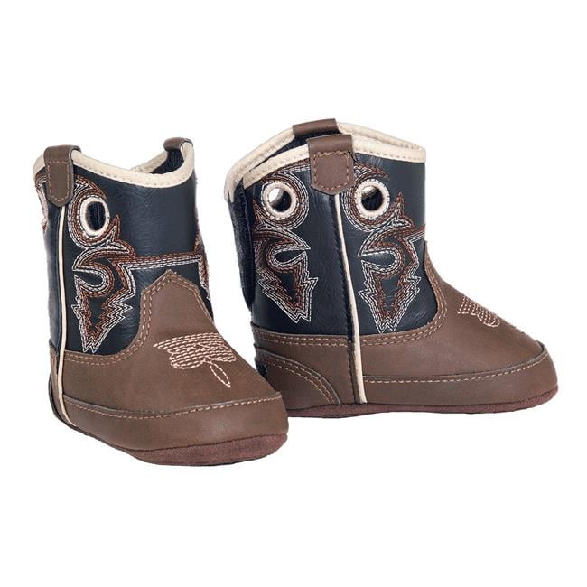 Double Barrel Infant-Boys Wyatt Bucker Boot Dark Brown 0 US
