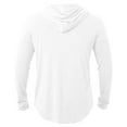 thumbnail image 4 of Enridrech Big and Tall Shirts Men Long Sleeve Hooded Pullover Tee Long Sleeve Top Athletic T Shirt for Hiking Running, 4 of 6