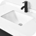 thumbnail image 4 of Dextrus Black Floating Bathroom Vanity 40 Inch Wall Mounted Bathroom Vanity with Matte Marble Tabletop and Glossy Ceramic Basin Sink Bathroom Cabinet with 2 Drawers and 2 Storage Cabinet for Washroom, 4 of 8