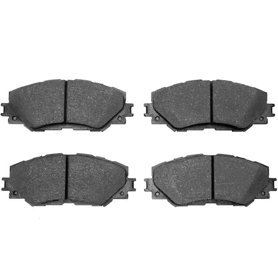 Front Brake Pad Set - Compatible with 2012 - 2017 Toyota Prius V 2013 2014 2015 2016