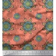 thumbnail image 2 of Soimoi Cotton Duck Fabric Aboriginal Mosaic Print Fabric by the Yard 42 Inch Wide, 2 of 3