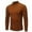 Coffee, variant on Jalioing Men's Mock Neck Basic Shirts Fall Winter Long Sleeve Slim Undershirts Solid Color Casual T Shirts