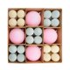 thumbnail image 3 of Juego de 44 Pcs Bolas de Navidad de Terciopelo | Adornos de plástico flocado para árbol de Navidad 5/10cm | Juego de bolas decorativas rojas para colgar árbol de Navidad, fiesta navideña, decoración, 3 of 7