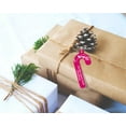 thumbnail image 4 of Inkdotpot 40pcs Candy Cane Wooden Ornament with Holes 3.5" Unfinished Predrilled Natural Wood Slices for Crafts Wooden DIY Christmas Ornaments Hanging Ropes Included, 4 of 5