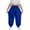 Blue, variant on Plus Size Joggers Pants with Pockets for Women Casual Elastic Waist Wide Leg Cinch Bottom Cotton Sweatpants (L, Beige)