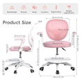 thumbnail image 6 of Lanzxjv Children Study Chair with Adjustable Footrest & Flip Arm, Kids Computer Chair , 360-degrees Swivel Mesh Office Chair for Home Bedroom Learning Room, 6 of 8