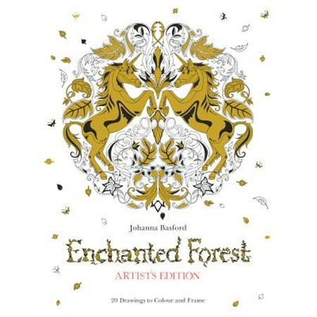 Enchanted Forest Artist's Edition : 20 Drawings to Color and