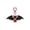 Red, variant on Minibee Bat Plush Keychain Goth Bag Charm Two-in-One Transforming Design for Halloween Daily Use Gift 1 Piece