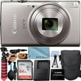 thumbnail image 1 of Canon PowerShot IXY 650 (ELPH 360) HS Digital Camera (Silver) with 12x Optical Zoom Lens + 64GB Memory Card + Case + ZeeTech Advanced Bundle, 1 of 4