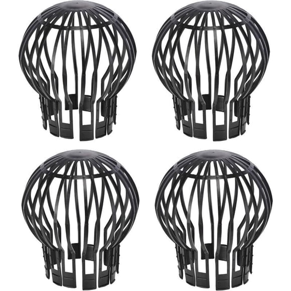 4 Gutter Outlet Flanges, 13.2 x 14.5 cm (Diameter x Height)