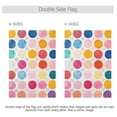 thumbnail image 4 of Yayeee Garden Flag 28" x 40" Double Sided Outdoor Yard Lawn Holiday Decorations, Colorful Circles, 4 of 6