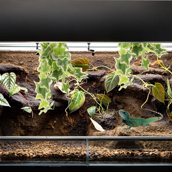unbranded Planta Decorativa Para Reptiles Con Material Plástico Resistente Y Apariencia Natural Para Terrarios