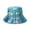 Blue, variant on Rave Bucket Hat for Men Women Waterproof Rain Hat Wide Brim Bucket Hat Metallic Party Hats Cute Festival Hat Green