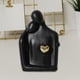 thumbnail image 4 of Estatua de pareja, figura decorativa, colección de estatuas modernas, regalo de San Valentín Negro, 4 of 6