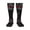 1 Black, variant on Women's Knee High Socks America Thin Red Firefighter Line Flag Outdoor Casual Tube Socks