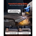thumbnail image 2 of VEVOR Plasma Cutter, 50A Plasma Cutting Machine, 110V/220V Dual Voltage Digital Display IGBT Inverter - with 2T/4T Function & Adjustable PA/PT Time for Home Repairs, 2 of 9