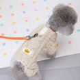 thumbnail image 1 of Ropa para perros, ropa de lana cuadrúpeda para mascotas, ropa para perros, ropa de lana trenzada para otoño e invierno, 1 of 6
