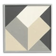 thumbnail image 4 of Stupell Industries Geometric Shape Arrangement Abstract Grey Beige Heart, 17 x 17, Design by Mike Schick, 4 of 5